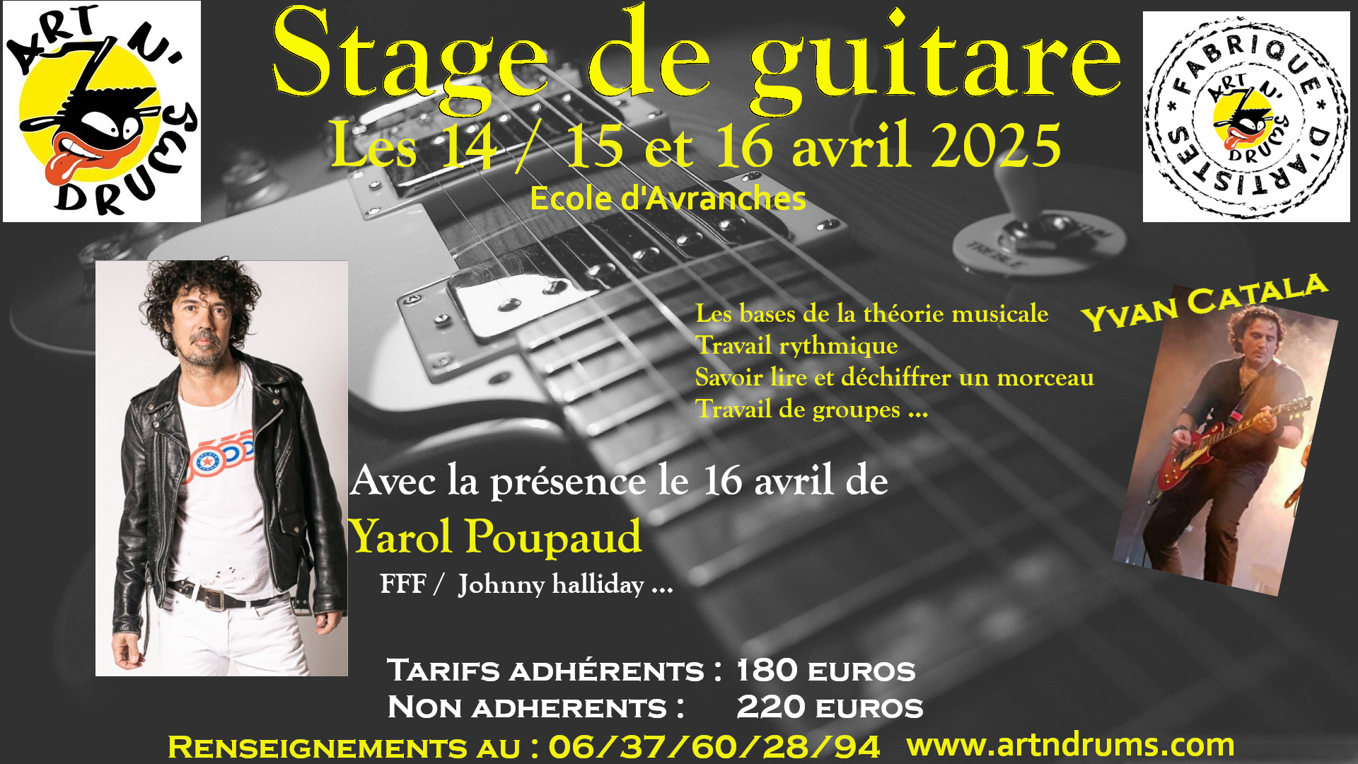 Stage guitare 2025